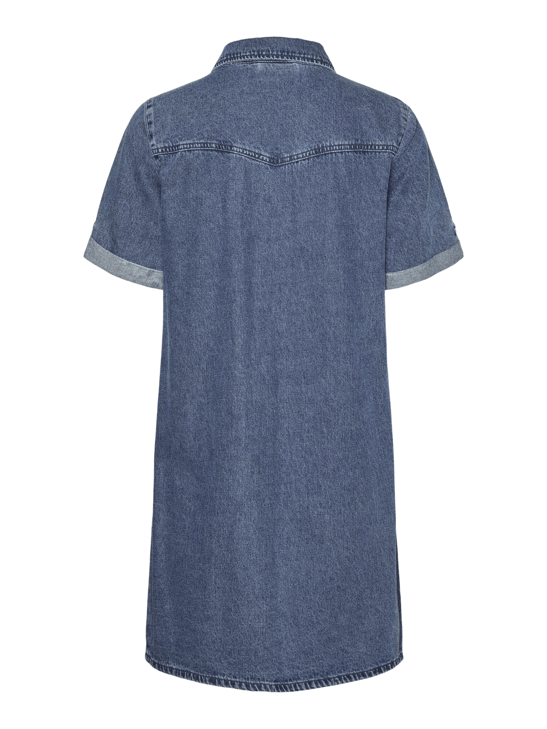 VMJENNIE Short Dress - Medium Blue Denim - VERO MODA & VILA Bergvik